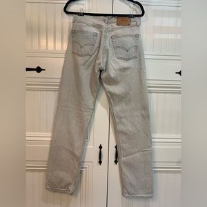 Vintage 1990s Levis 501XX 30x32 Light Wash Button Fly Jeans